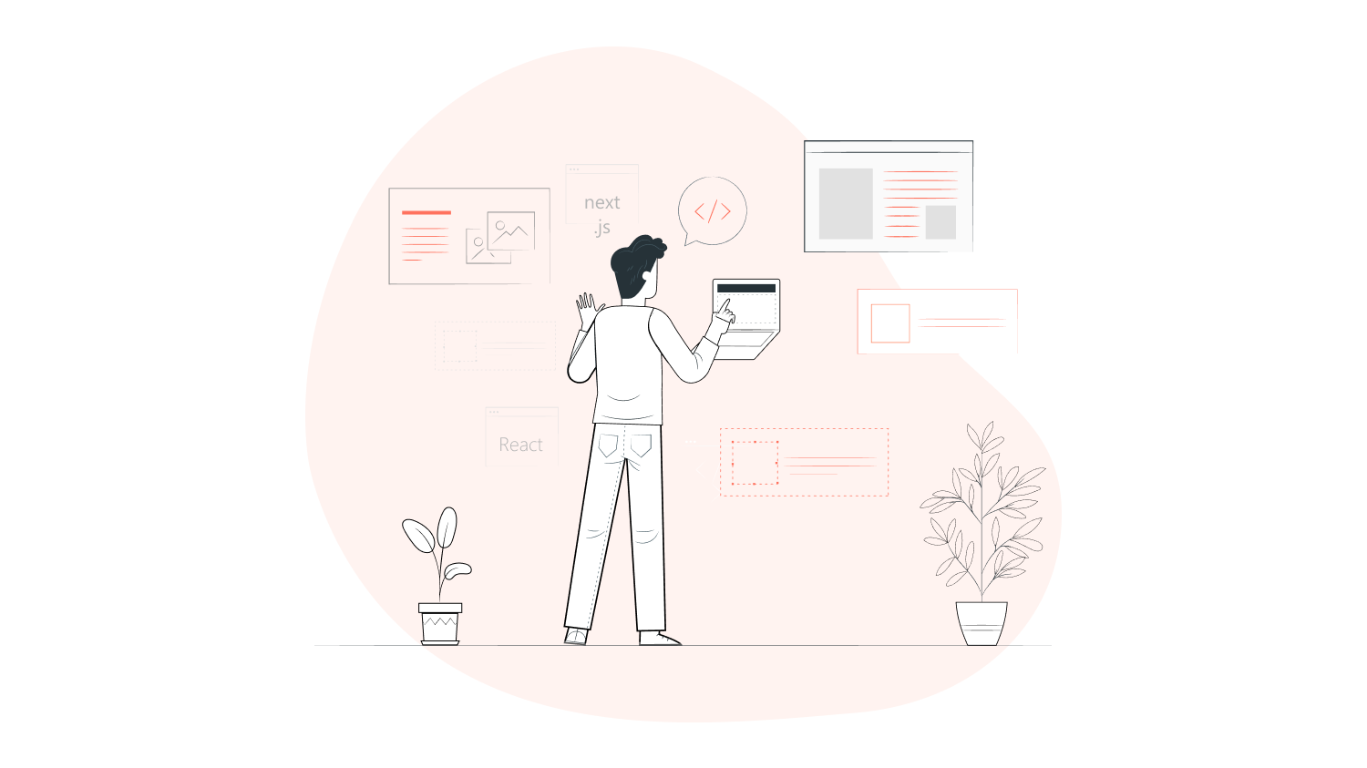 Next.js vs React: Which is the Best Front-end Platform for Your Project [Infographic]
